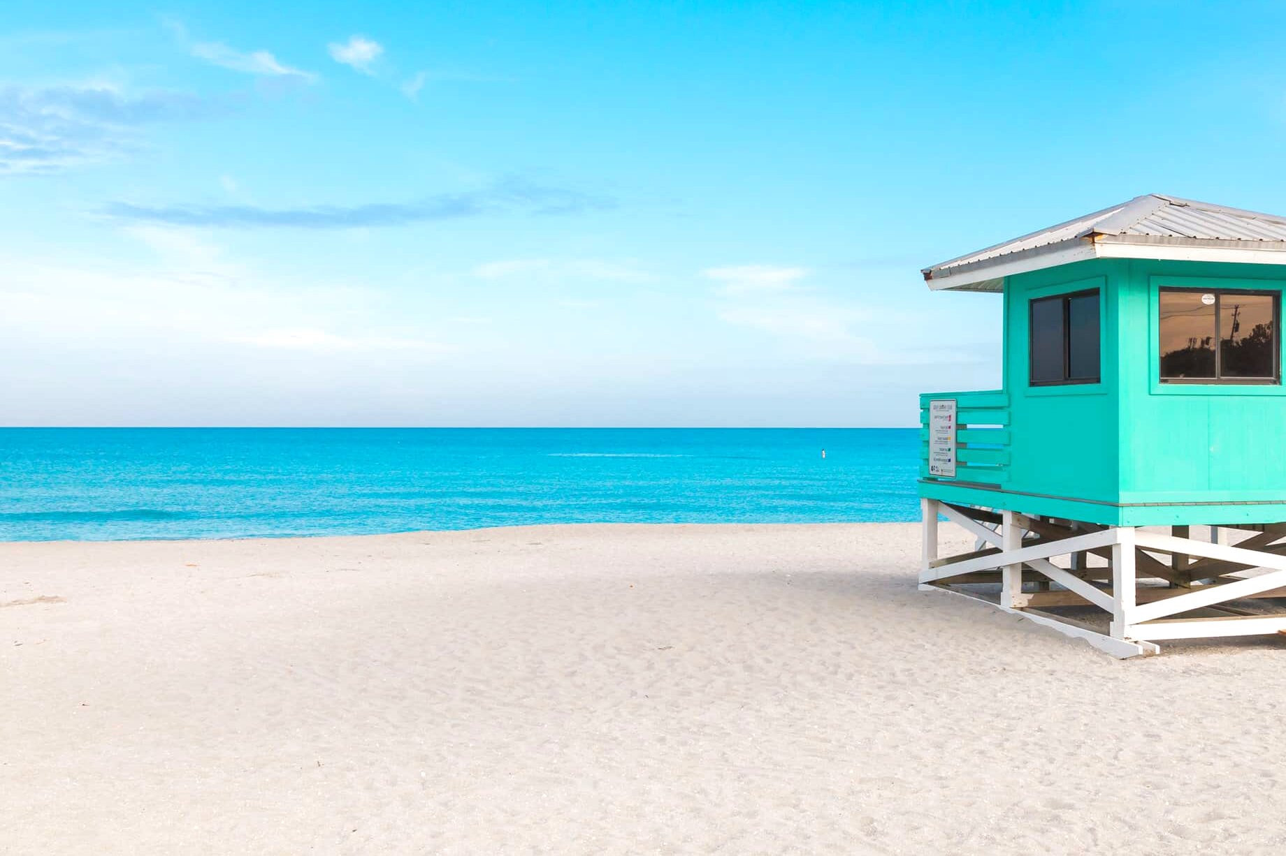 Fresh-flower beach wedding ceremony on Florida's Gulf Coast